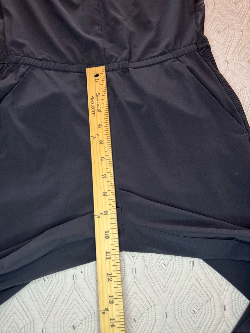 Athleta Brooklyn Jumpsuit Black Sleeveless V-Neck Travel Pants Size 2 - Picture 11 of 15